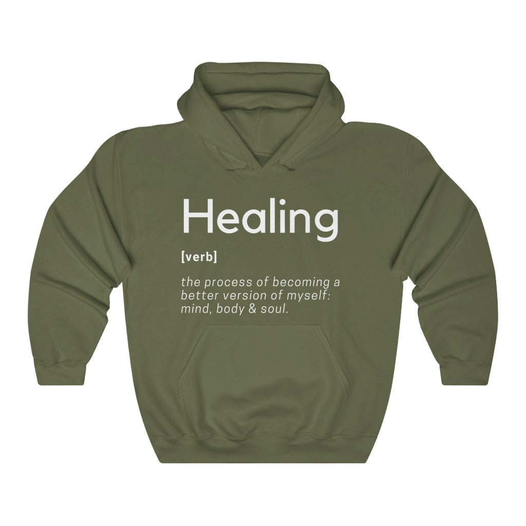 Healing Definition Hooded Sweatshirt