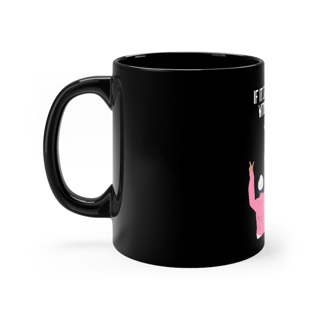 Healing Journey - Black Mug 11oz