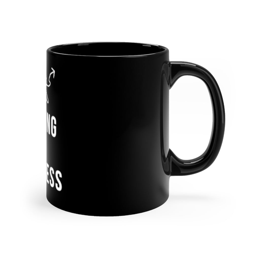 Healing In Progress - Black Mug 11oz