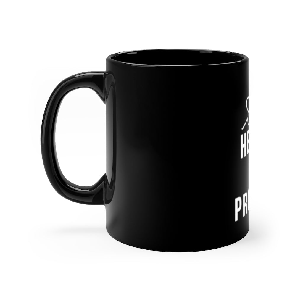 Healing In Progress - Black Mug 11oz