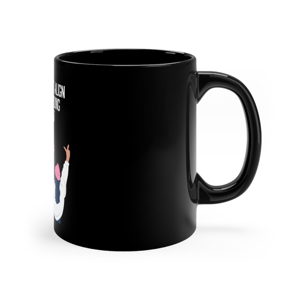 Healing Journey - Black Mug 11oz