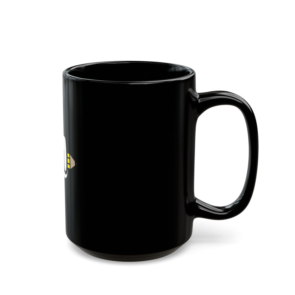 Power of Writing - Black Mug 11oz