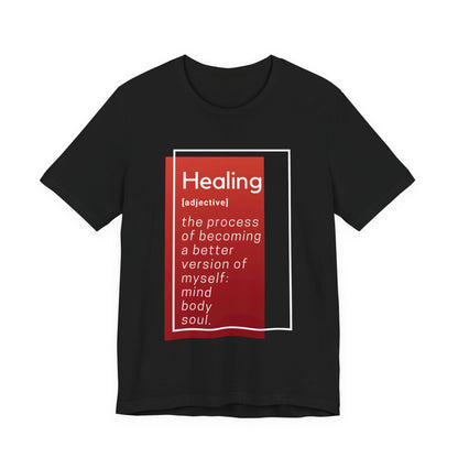 Healing Definition T-Shirt - Red