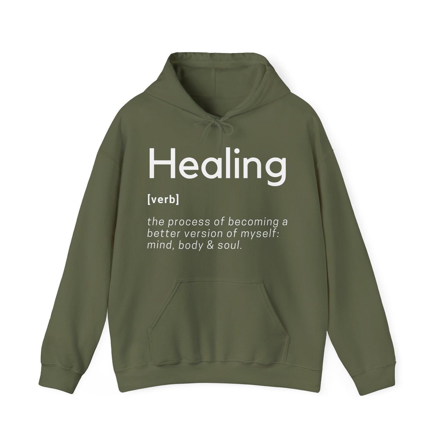 Healing Definition Hooded Sweatshirt