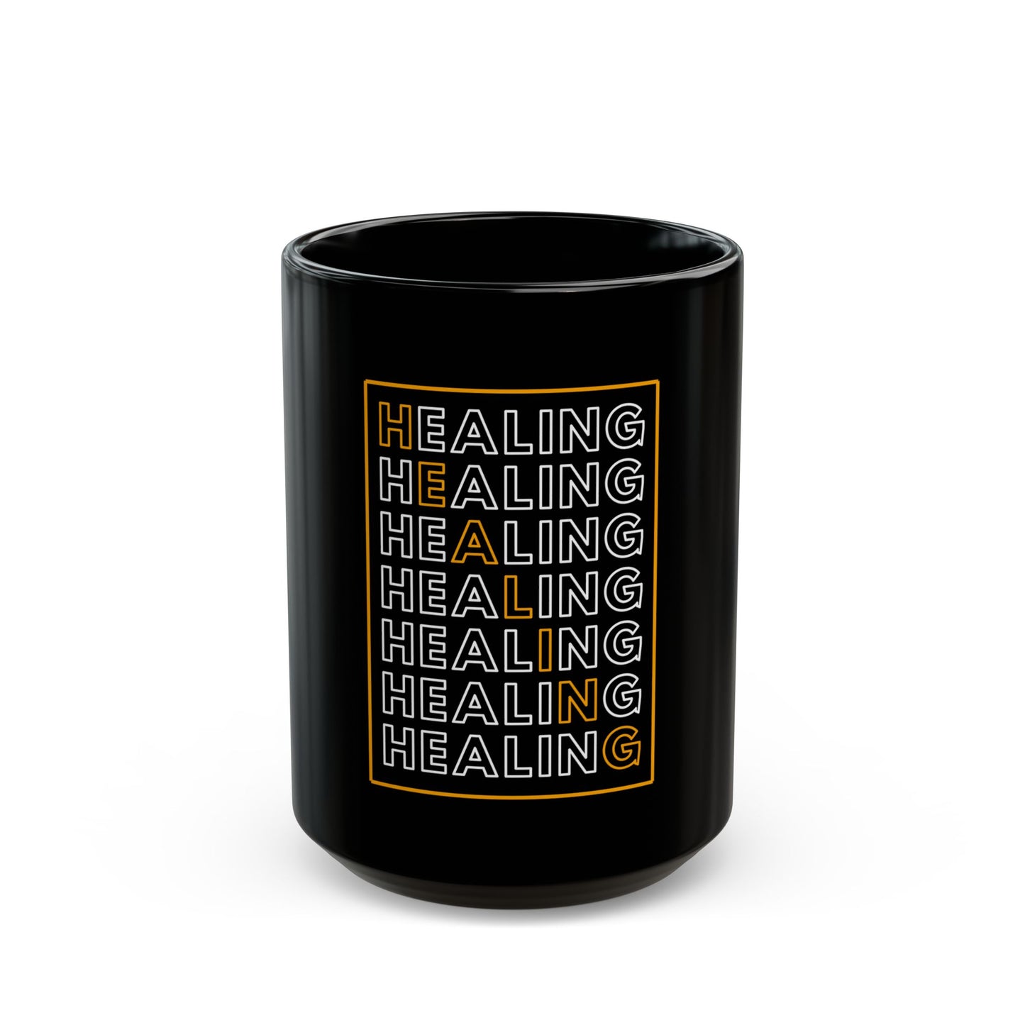 Healing - Black Mug 11oz