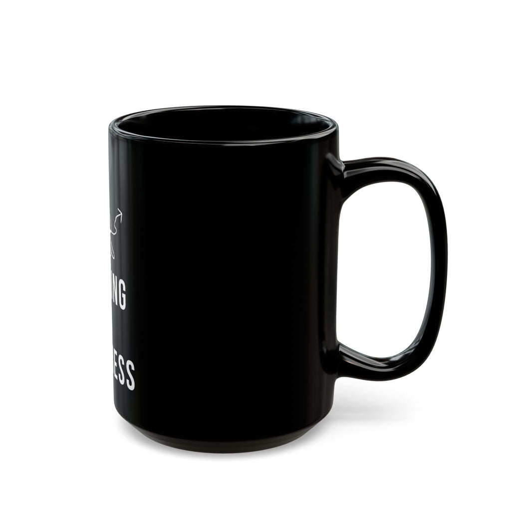 Healing In Progress - Black Mug 11oz
