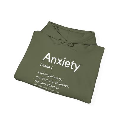 Anxiety Definition Hooded Sweatshirt