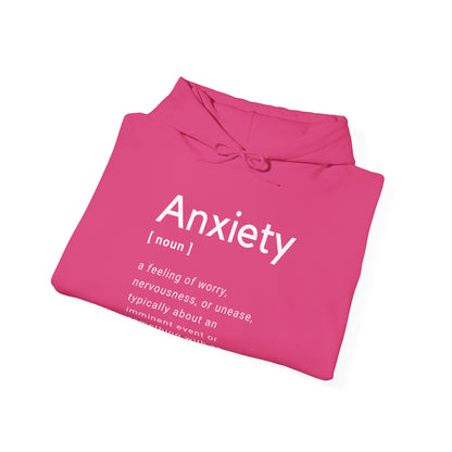Anxiety Definition Hooded Sweatshirt