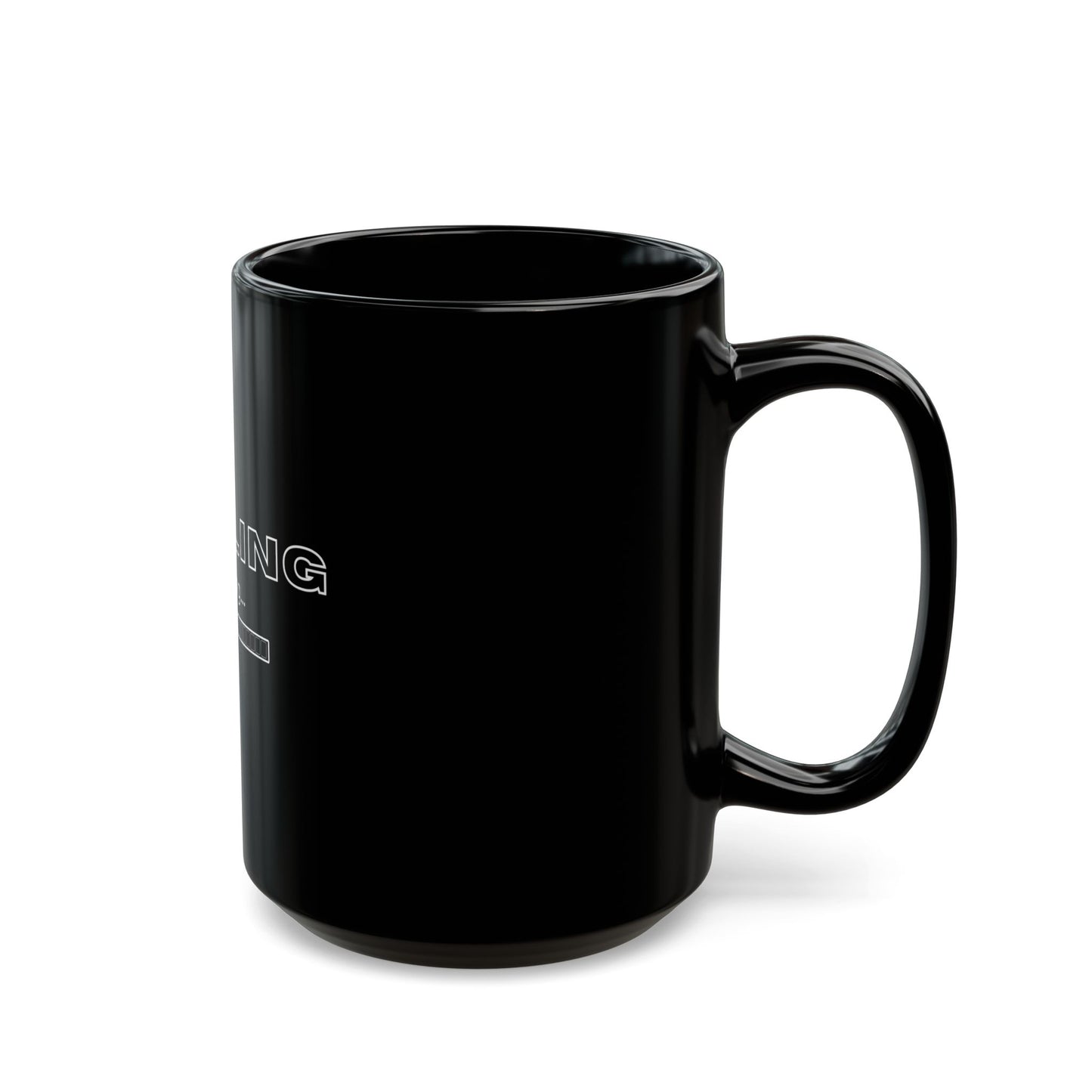 Healing Loading - Black Mug 11oz
