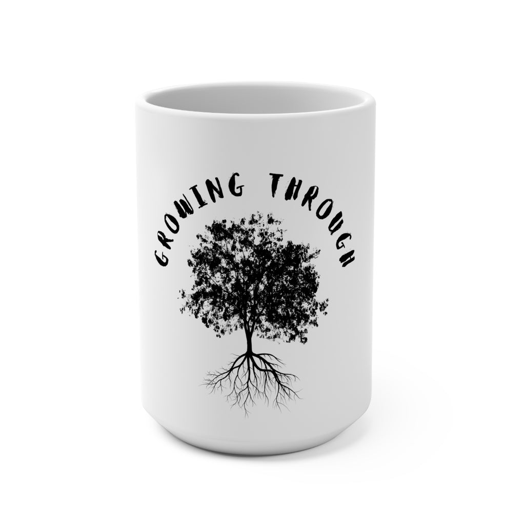 Growing Through - White Mug