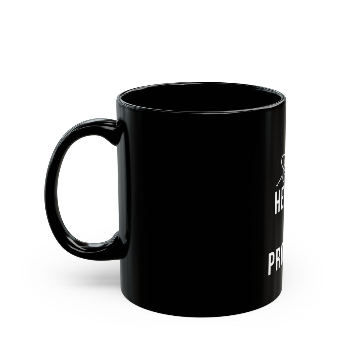 Healing In Progress - Black Mug 11oz