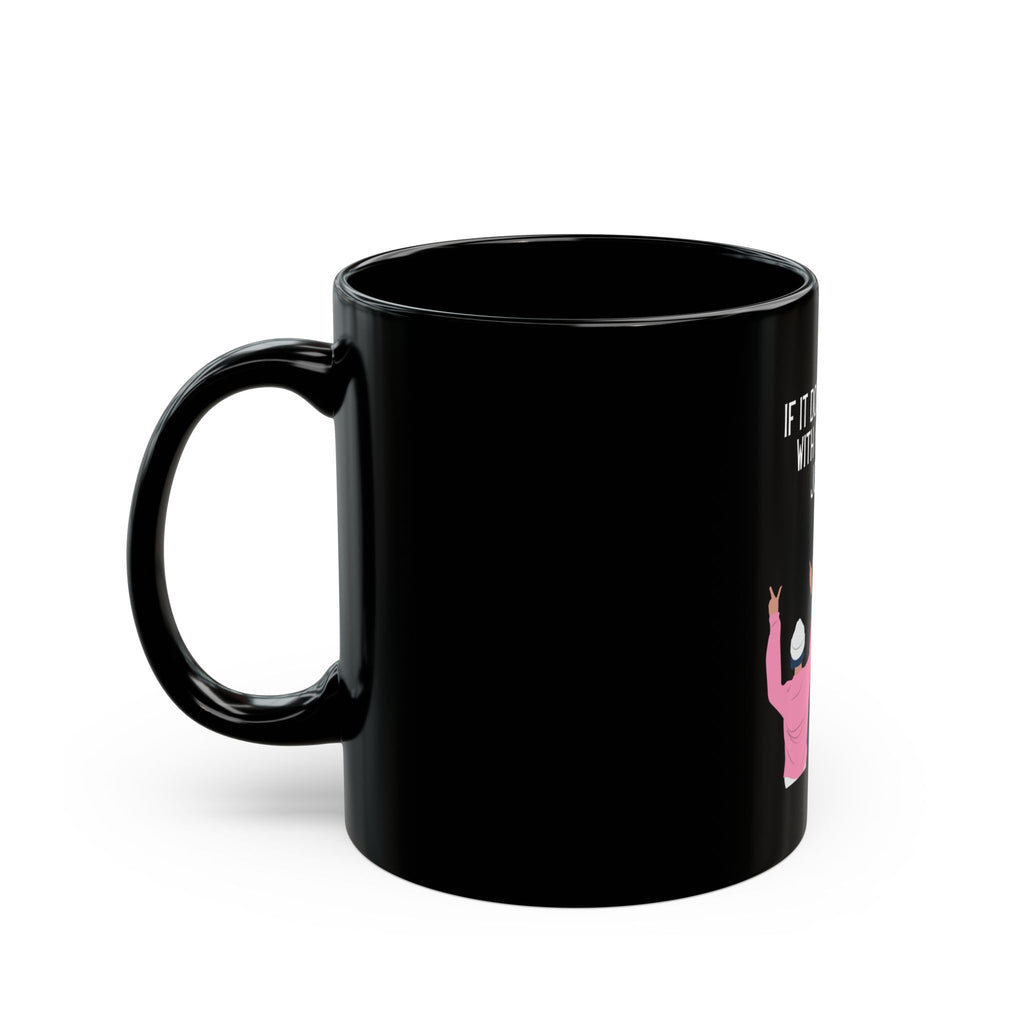 Healing Journey - Black Mug 11oz