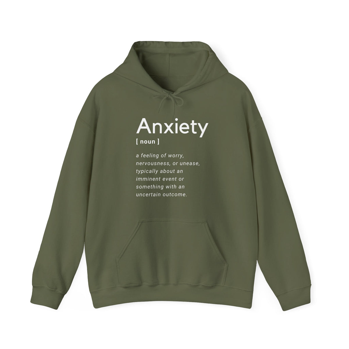 Anxiety Definition Hooded Sweatshirt