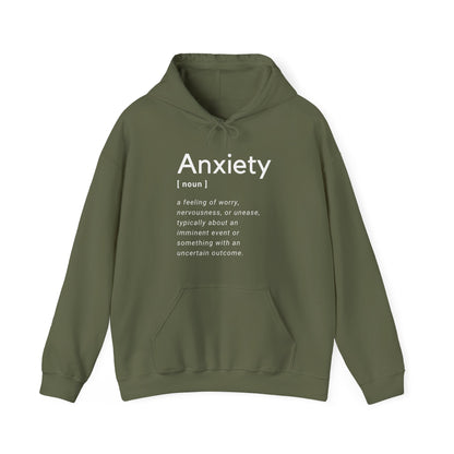 Anxiety Definition Hooded Sweatshirt