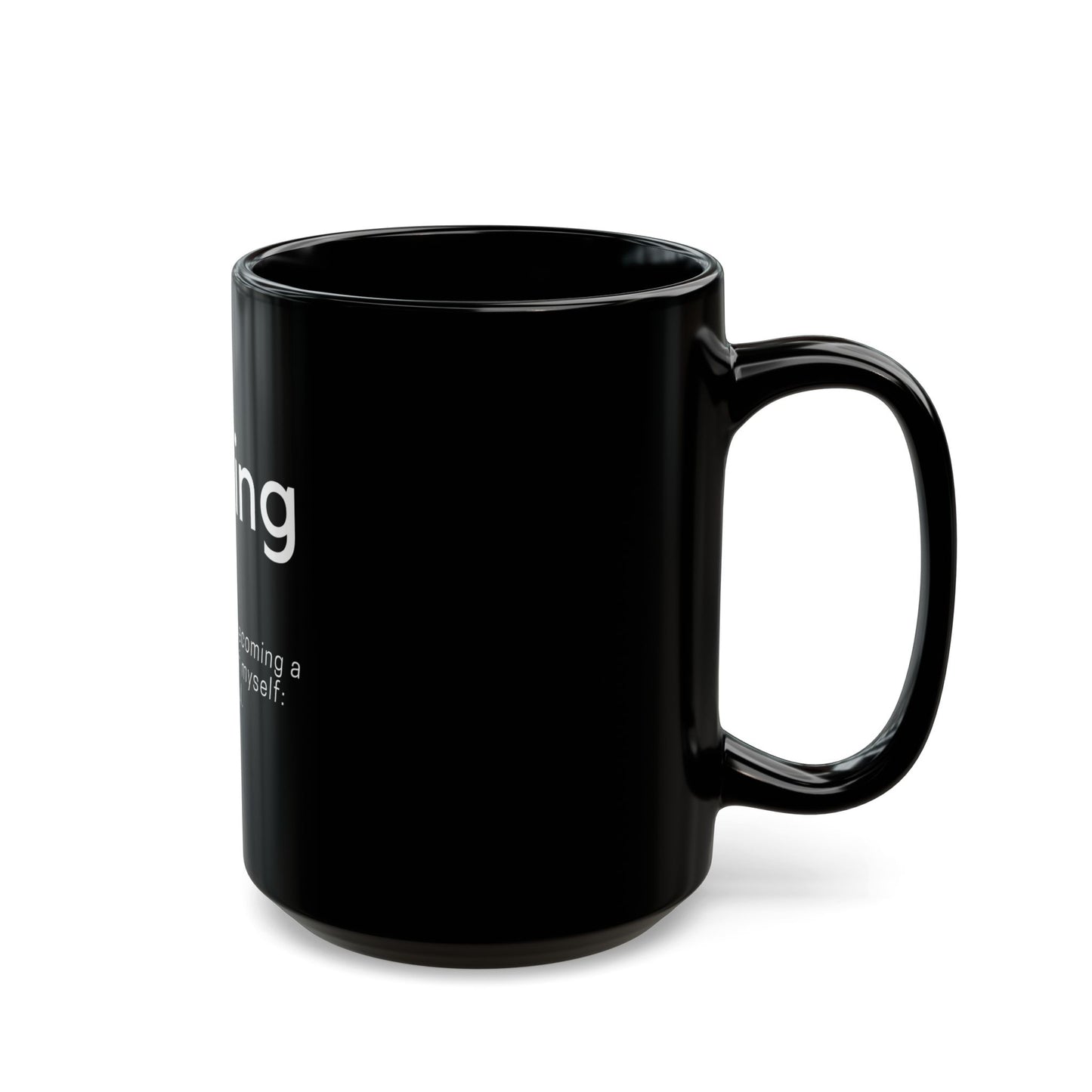 Healing Definition - Black Mug 11oz