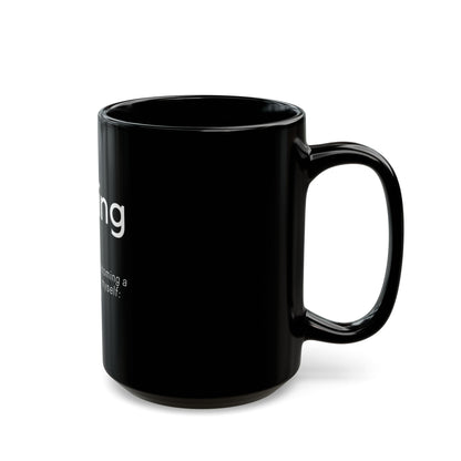 Healing Definition - Black Mug 11oz