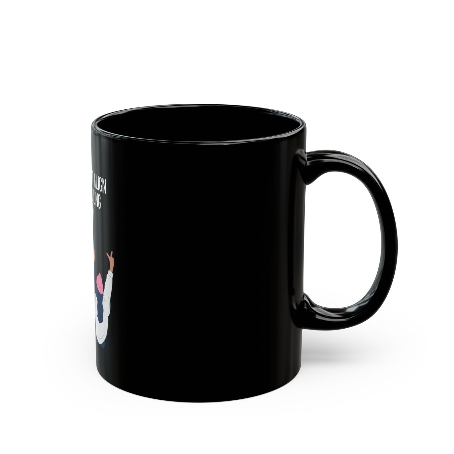 Healing Journey - Black Mug 11oz