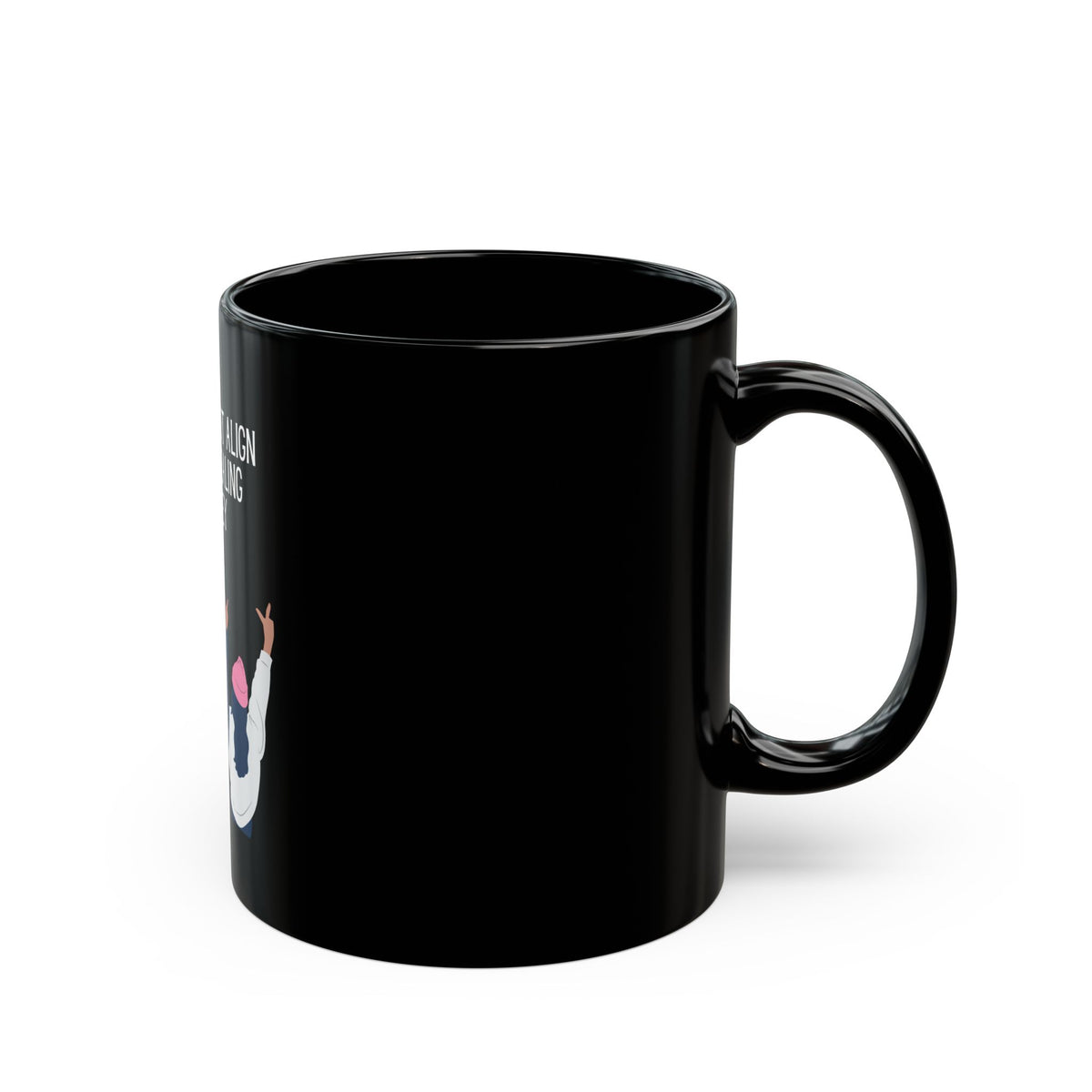 Healing Journey - Black Mug 11oz