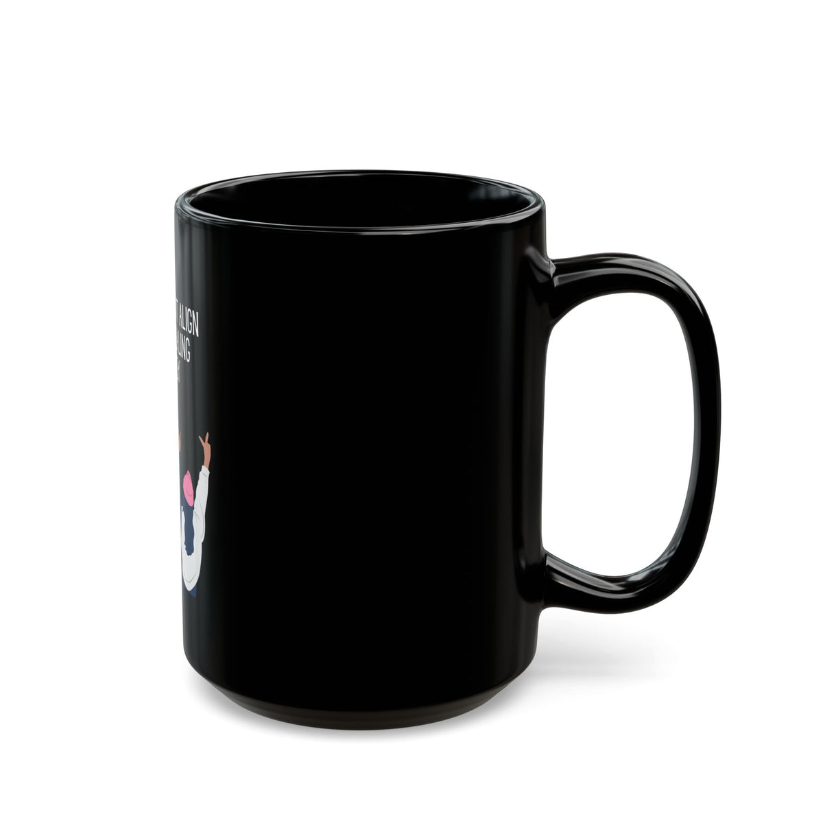 Healing Journey - Black Mug 11oz
