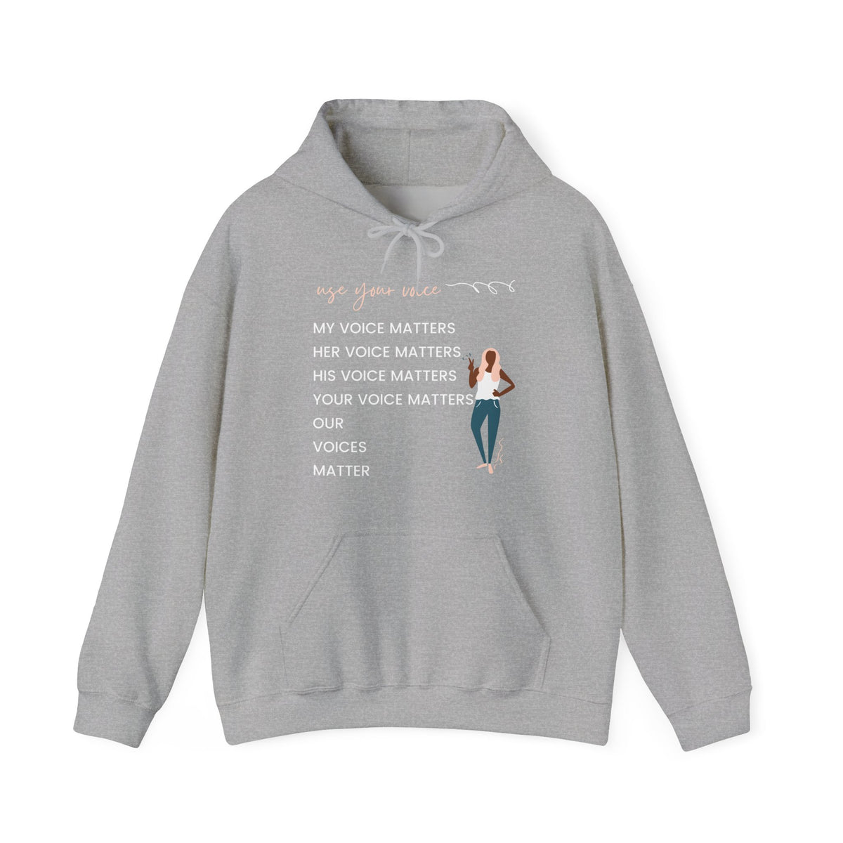 Our Voices Matter Hooded Sweatshirt