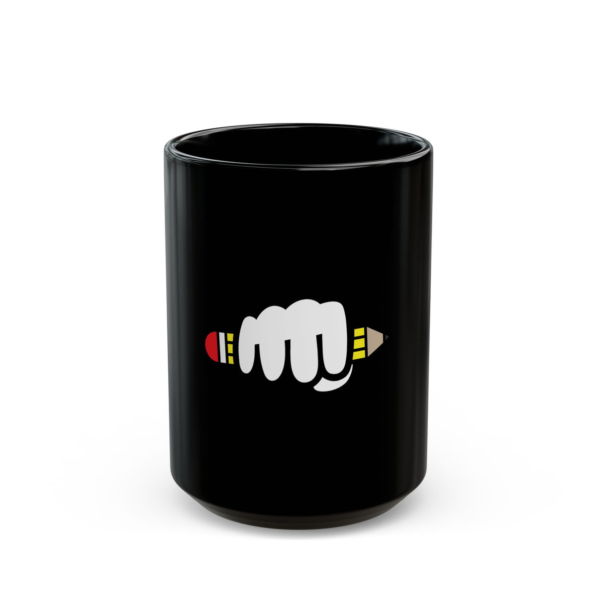 Power of Writing - Black Mug 11oz