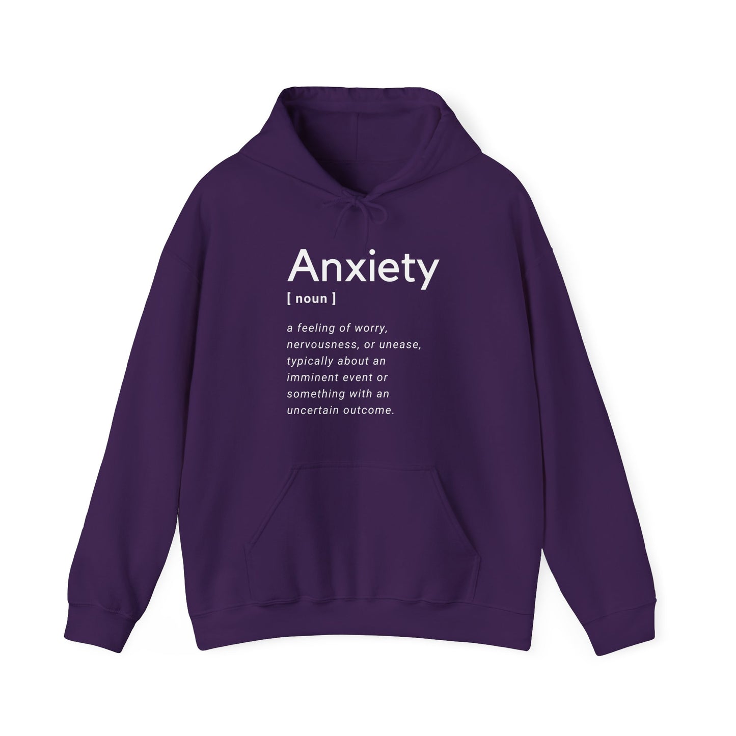 Anxiety Definition Hooded Sweatshirt