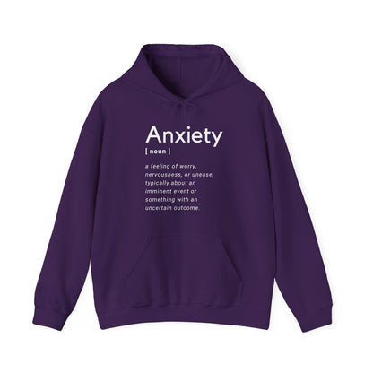 Anxiety Definition Hooded Sweatshirt
