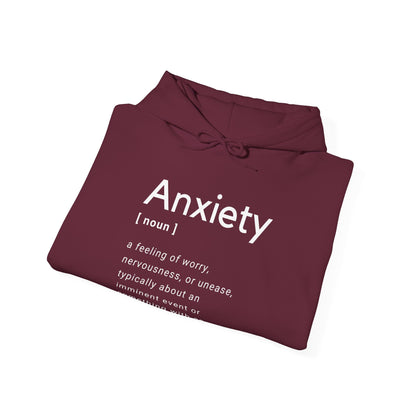 Anxiety Definition Hooded Sweatshirt