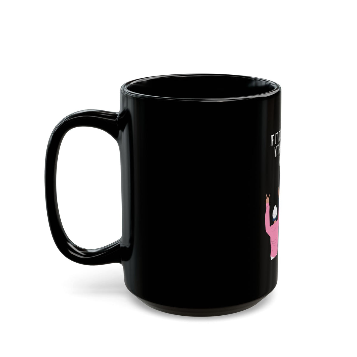 Healing Journey - Black Mug 11oz