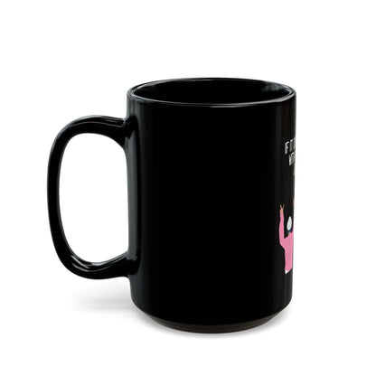 Healing Journey - Black Mug 11oz