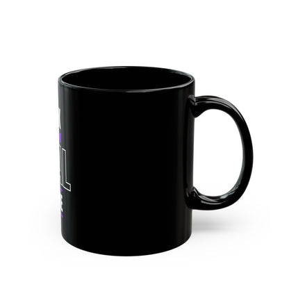 Talk Less Heal More - Black Mug 11oz