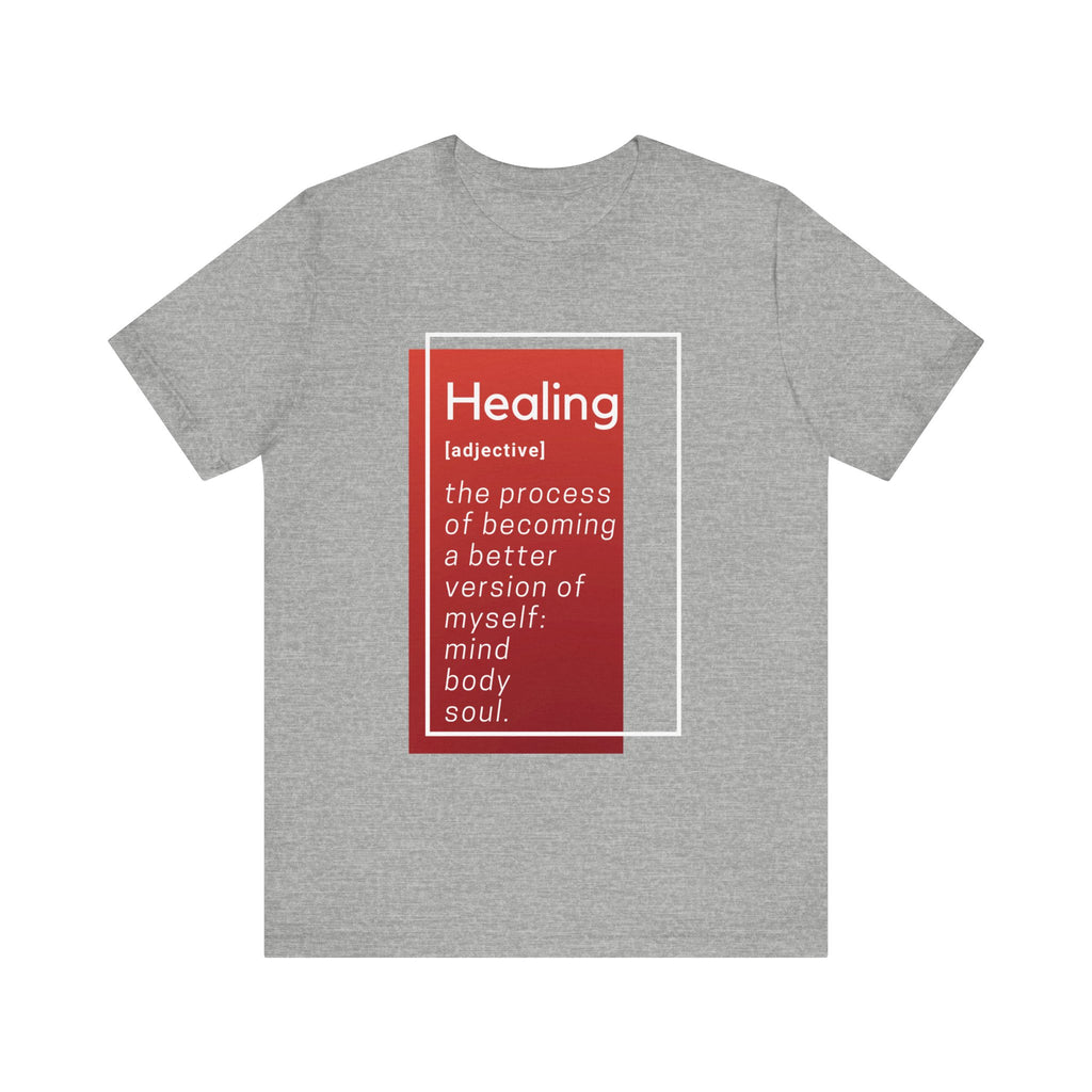 Healing Definition T-Shirt - Red Block