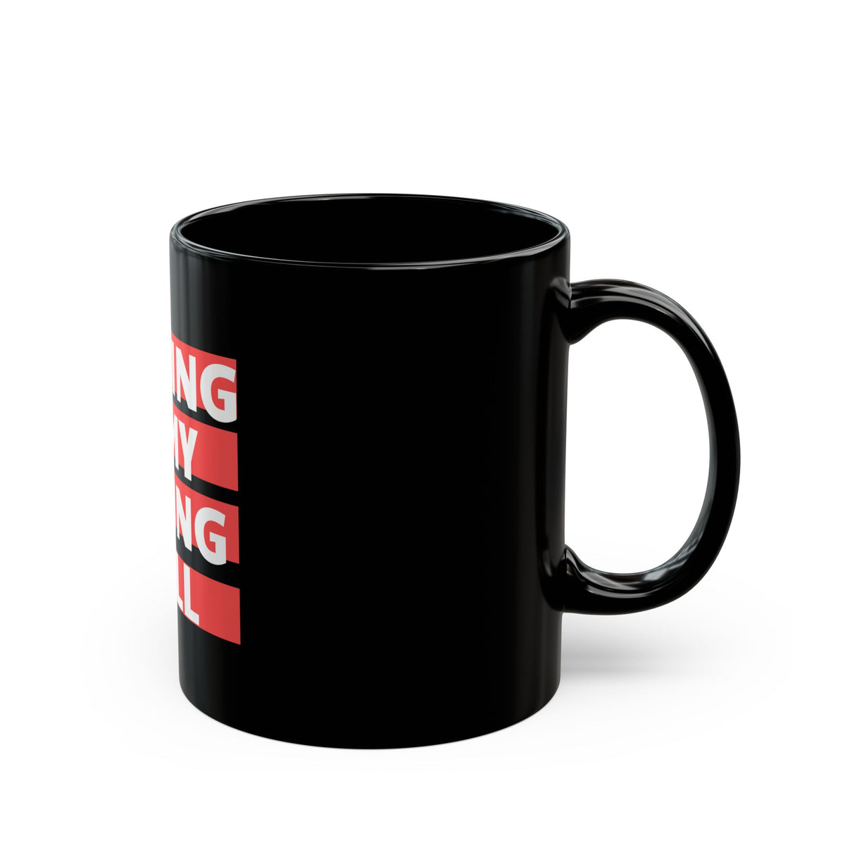 Writing Is My Coping Skill - Black Mug 11oz