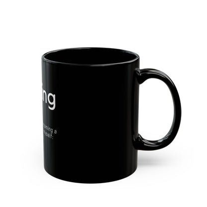 Healing Definition - Black Mug 11oz