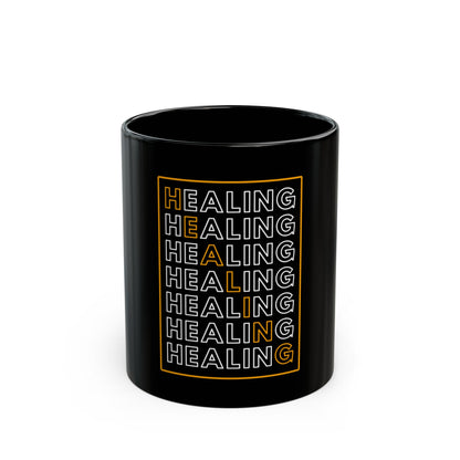 Healing - Black Mug 11oz
