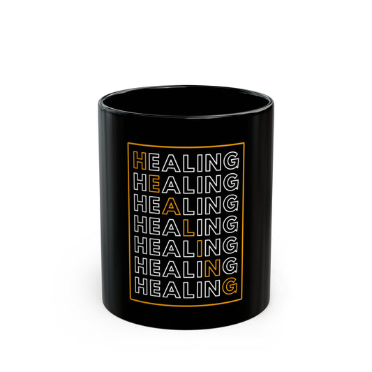 Healing - Black Mug 11oz