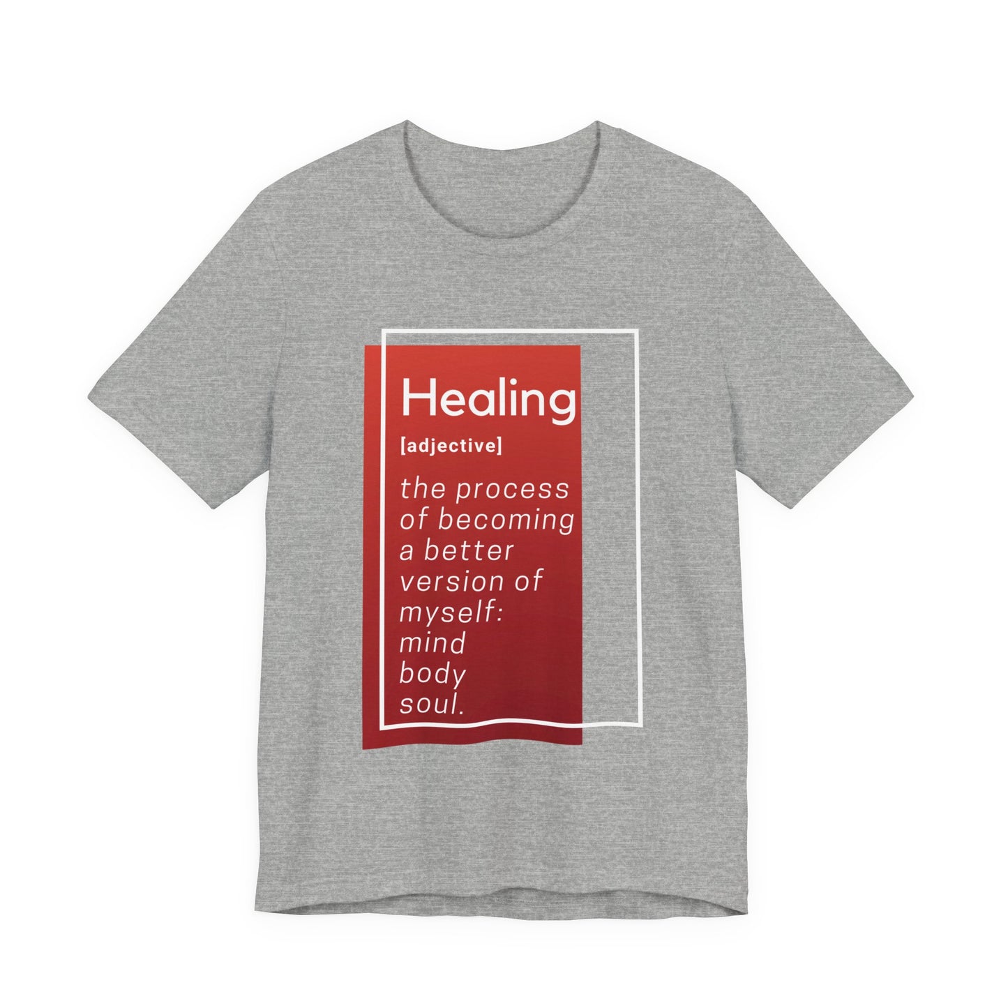 Healing Definition T-Shirt - Red