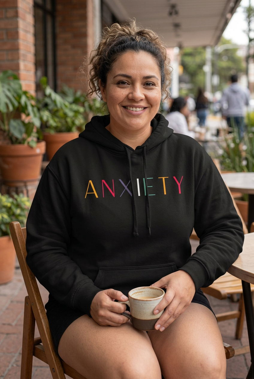Anxiety 2.0 hoodie mockup