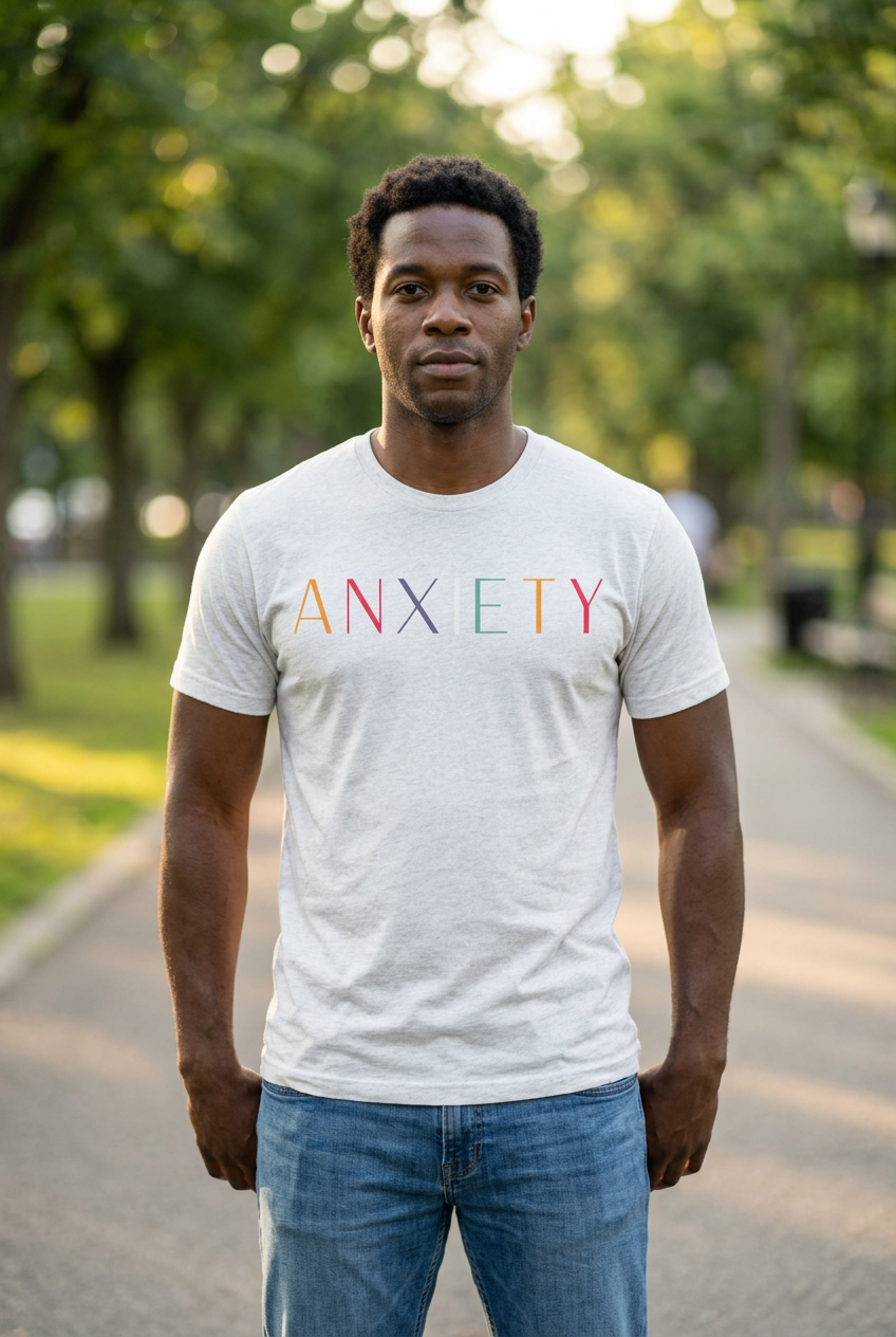 Anxiety T-Shirt 1.0 unisex lifestyle mockup