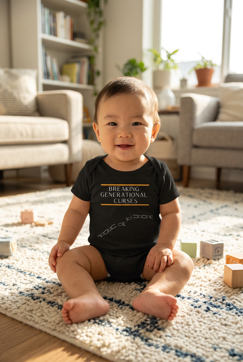 Black onesie baby lifestyle mockup