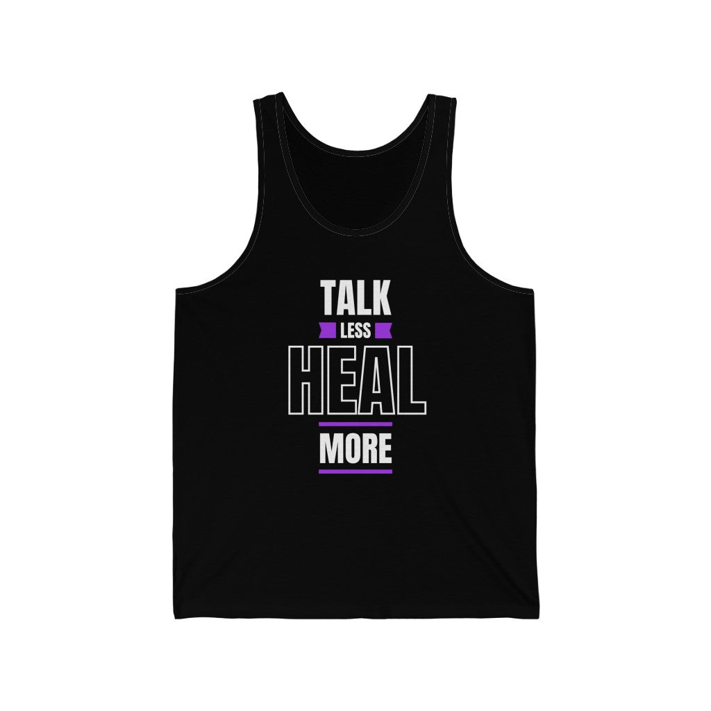 Talk Less Heal More Tank Top