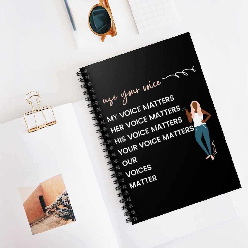 Our Voices Matter Spiral Notebook