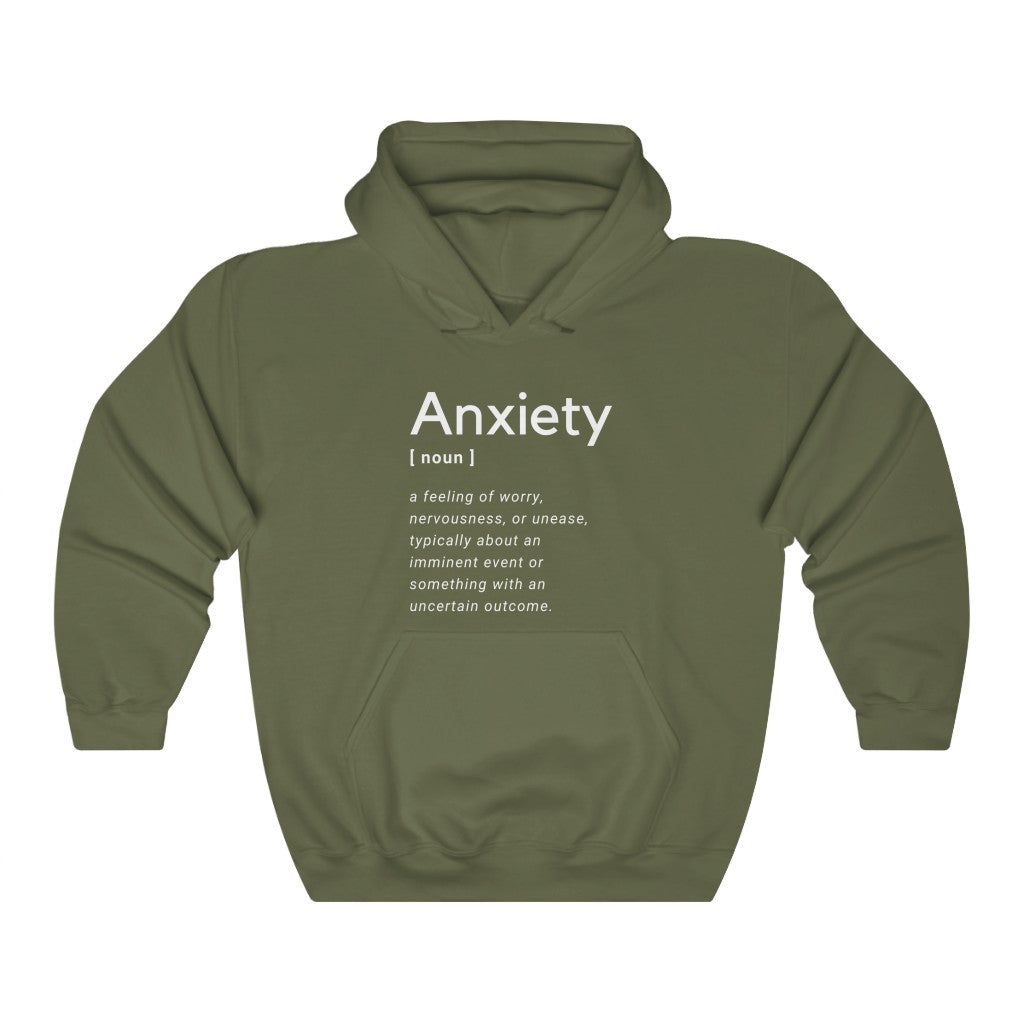 Anxiety Definition Hooded Sweatshirt
