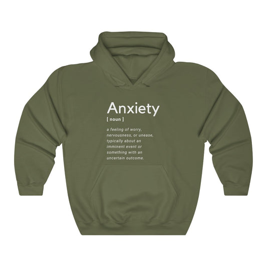 Anxiety Definition Hooded Sweatshirt