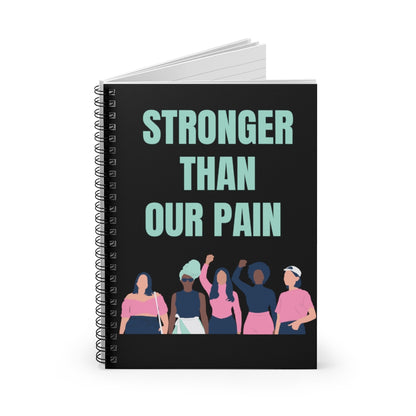 Stronger Than Our Pain Spiral Notebook