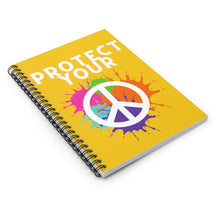 Load image into Gallery viewer, Protect Your Peace Spiral Notebook