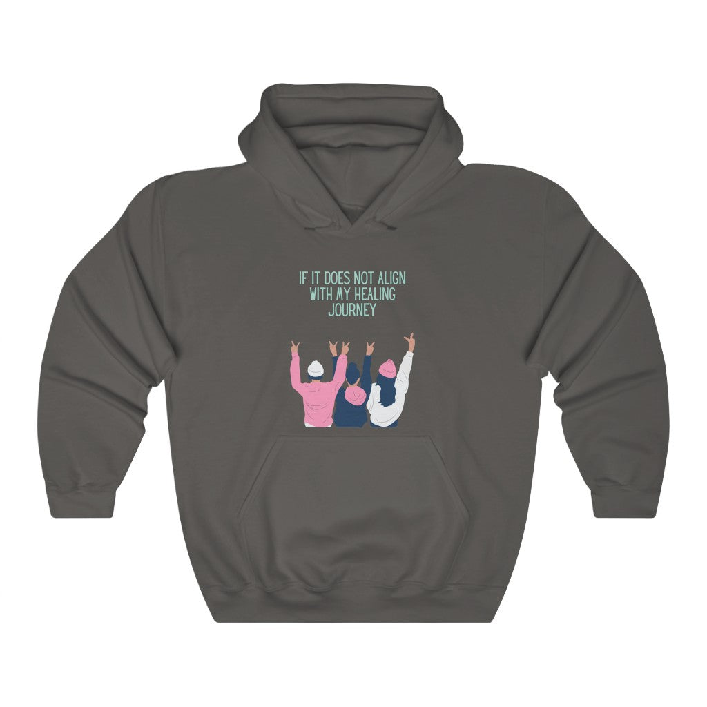 If It Does Not Align With My Healing Journey Hooded Sweatshirt