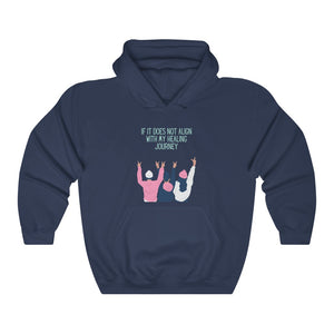If It Does Not Align With My Healing Journey Hooded Sweatshirt