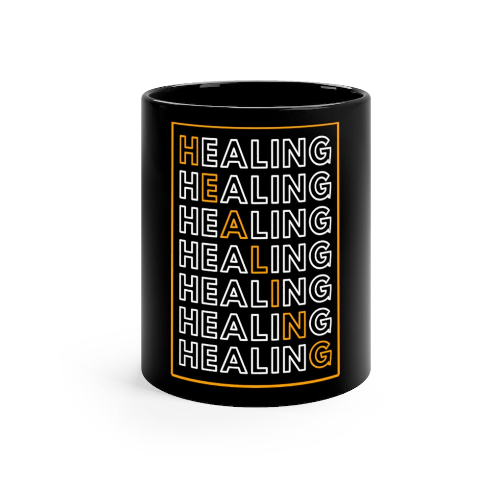Healing - Black Mug 11oz